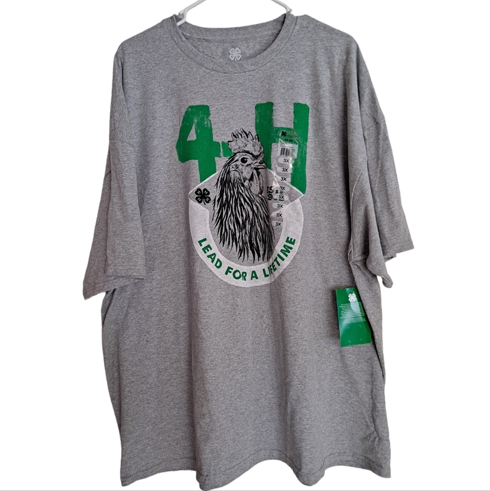 National 4-H Council grey short sleeve t shirt